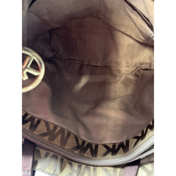 Michael Kors Brown Signature Tote Bag - Picture 6 of 9
